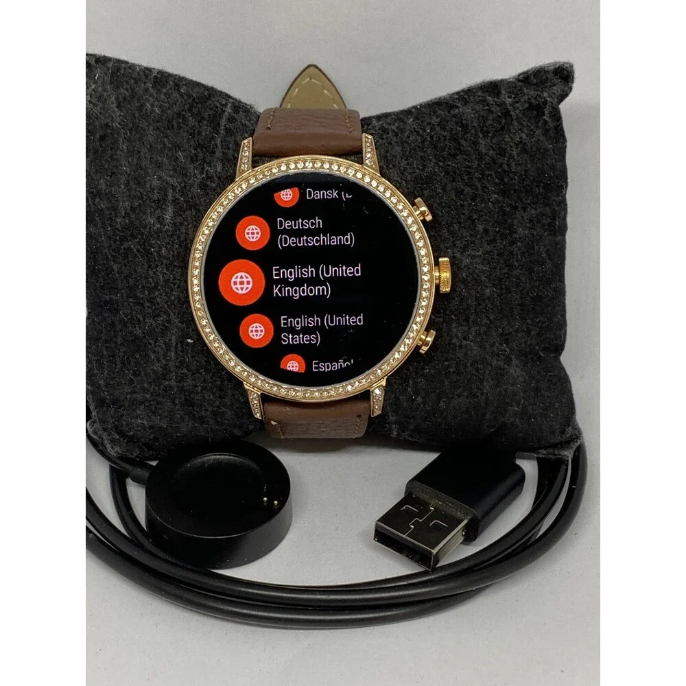 Fossil Gen 4 Authentic Digital Dial Smart Watch Custom Band FTW6011 LT413